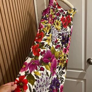 Joe Fresh Floral Dress - Red, Purple, Green